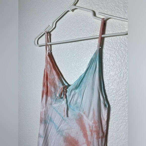 NWOT ROXY Tie Dye Strappy Maxi Dress sz M - Picture 5 of 9